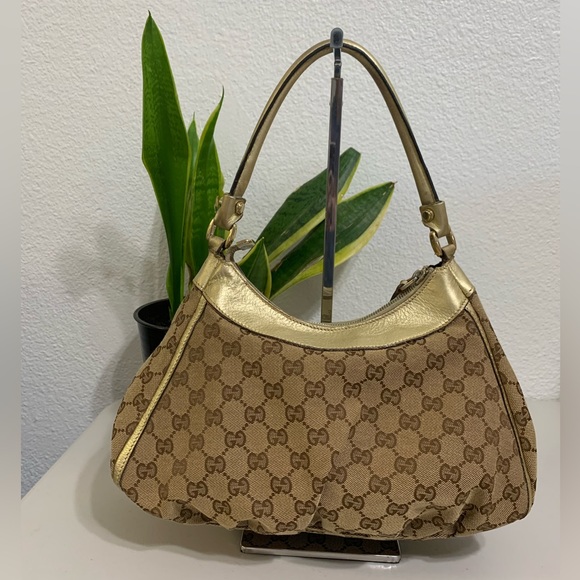 💕👜 GUCCI Monogram Hobo Bag - Picture 2 of 14